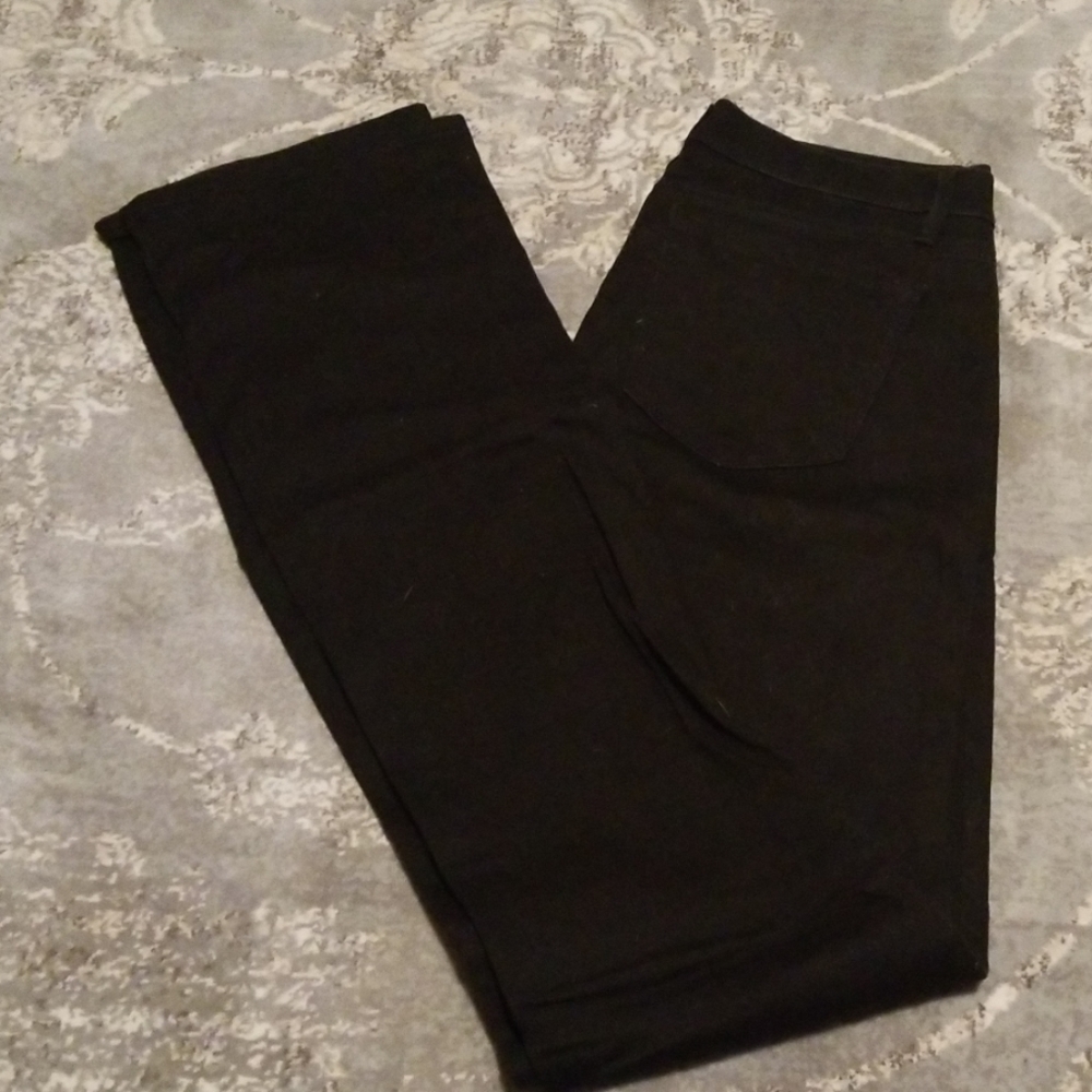 Loft Tall size 2 black modern boot cut jeans